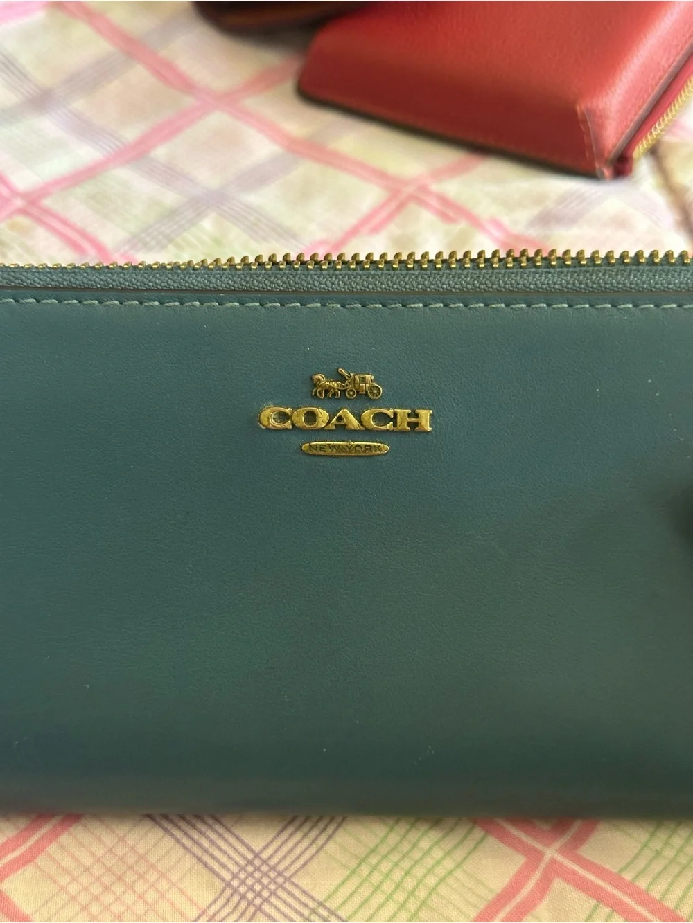 Coach Accordion Zip Wallet